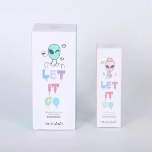 Foldable Eco-friendly Cosmetic Paper Folders with Custom Printed Design for Skincare Products and Gift Packaging
