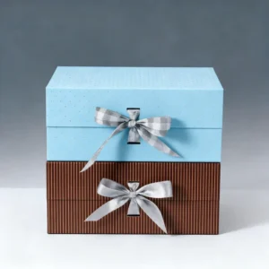 Foldable Magnetic Recyclable Rigid Paperboard Box with UV Logo for Cosmetics and Gifts