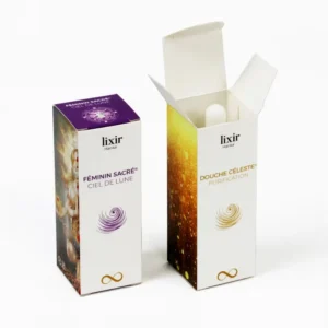 Foldable Paper Card Skincare Packaging Box Reverse Tuck End