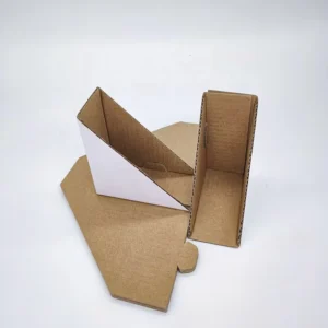 Foldable Triangle Corrugated Cardboard Corner Protector Blank Custom Print Paper Edge Guard for Box Shipping Protection