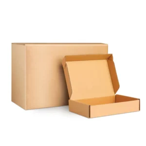 Folding Book-Shaped Kraft Corrugated Paper Boxes in Black, White and Brown for Shipping, Manufacturer