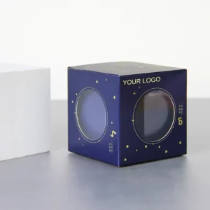 Folding Cosmetics Paper Box with Window