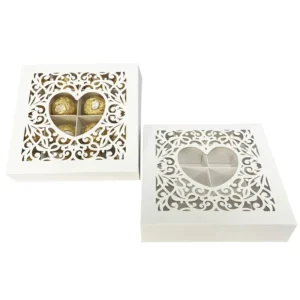 Folding High-End Recycled Paper Gift Box with Eco-Friendly Matte Lamination and Embossing-Free Design for Candy, Pastry, Cookies, and Chocolate