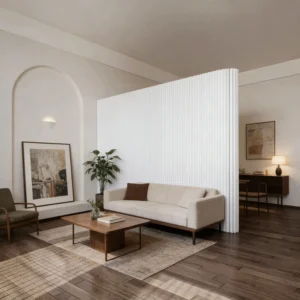 Folding Paper Partition Wall Screen Divider for Offices, Stores, Homes, and Exhibitions