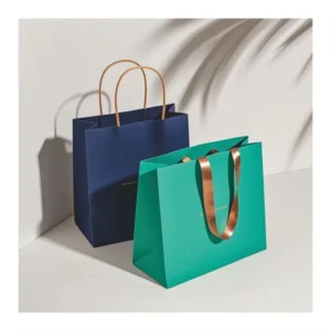 Food Delivery Packaging Takeaway Paper Bag with Handle