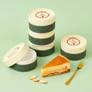 Food-Grade Cardboard Cake and Cupcake Tube Canister for Truffles, Candy, Biscuits, and Cookies