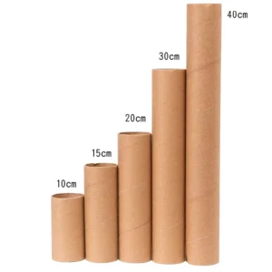 Food Grade Cardboard Tea Packaging Canister Round Paper Tube