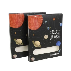 Food Grade Cereal Paper Box with Clear Window for Baby Food, Glossy or Matte Lamination, and Embossing
