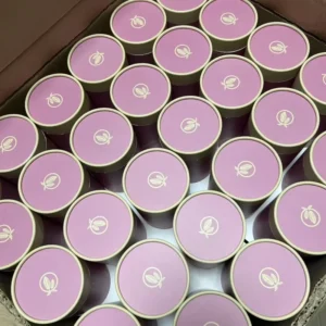 Food Grade Cylinder Cardboard Chocolate Paper Packaging Cans Round Paper Tube Canister for Cookies Packaging Food Paper Tube