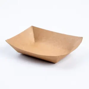 Food Grade Eco-Friendly Paper Boat Tray for Takeout Fast Food and Snacks