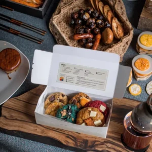 Food Grade Foldable Paper Box for Bread, Hamburger, and Donut Packaging