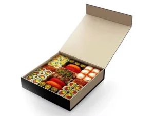 Food Grade Kraft Eco-Friendly Cake Bread Paper Box Custom Packaging Sushi Book Page Boxes