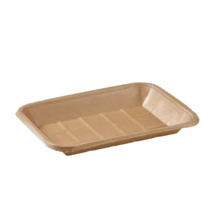 Food Grade Kraft Paper Grease Resistant Snack Tray for Food Packaging Custom Printed