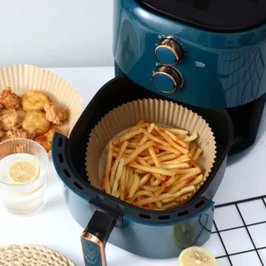 Food Grade Natural Parchment Paper Air Fryer Disposable Oilproof Non-Stick Eco-Friendly High Temperature Resistant Liner