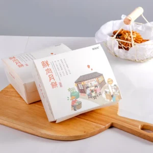 Food Grade Rectangular Paper Cake Dessert Mooncake Box for Wedding Events