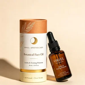 Food Grade Recyclable Custom Print Craft Paper Tube with Gold Foil for Perfume and Essential Oil