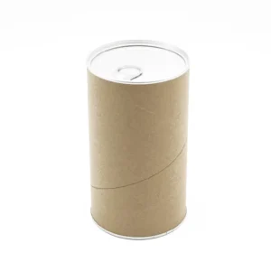 Food Grade Recyclable Kraft Paper Composite Cans Packaging Round Paper Tube Can for Nuts Candy Chocolate & Snacks (Customizable)