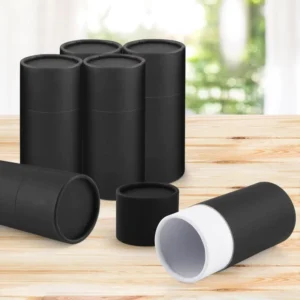 Food-Grade Reusable Kraft Paper Tube for Perfume, Lipstick, Candle, and Cosmetics