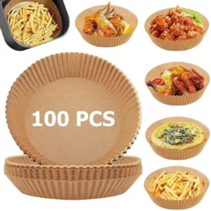 Food Grade Silicon Parchment Baking Paper Air Fryer Disposable Paper Liners