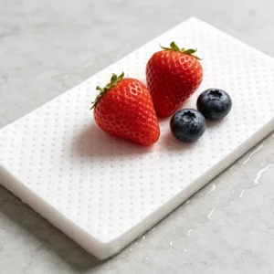 Voedselveilige Aardbeien Absorberende Pads Doosinleg Vochtabsorberende Fruitverpakking