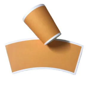 Food Grade Waterproof Single Side PE Coated Virgin Paper Cup for Coffee Tea Wine Beverages White