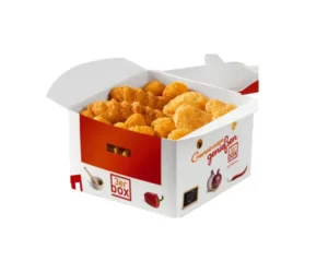 Food Grade White Cardboard Fried Chicken Takeaway Box, Custom Disposable, Factory Direct