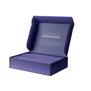 Free Design Custom Double-Sided Printed Corrugated Paper Packaging Box for Theme Gifts and Events