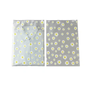 Frosted PE Waterproof Zipper Bag for Shoes and Clothing Packaging Customized Logo