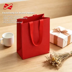 Full-Color Digital Printed Customizable Paper Bag