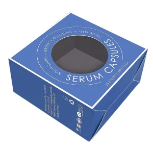 Full-Color Printed White Card Paper Window Packaging Box Manufacturer