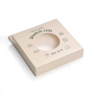Full-Color Printed White Paper Folding Packaging Box with Clear PVC Die-Cut Window