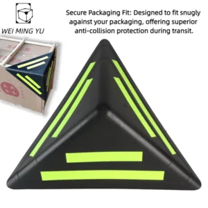 Furniture Three-Sided Reflective Plastic Corner Protector, Large Size, for Appliance Carton Packaging and Transportation
