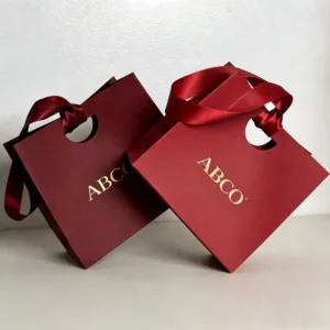 Gift Packaging Shopping Paper Bag With Own Design Personalized Logo Luxury Fancy Paper OEM Flexography