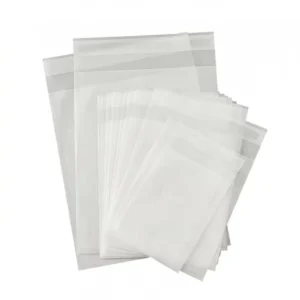 Glassine Paper Bags for Retail Packaging Translucent Envelopes with Adhesive Strip