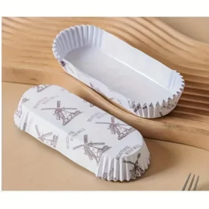 Grease-Resistant Disposable Kraft Paper Boat Tray for Snacks, Tacos and Hot Food