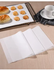 Greaseproof Non-Stick Baking Paper Oven Liner Double-Sided BBQ Sheet Moisture-Proof Biodegradable Food Packaging
