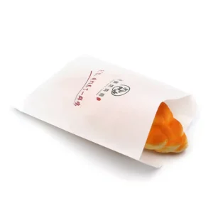 Greaseproof Takeaway Fast Food Packaging Paper Bag for Bakery Popcorn French Fries Potato Chips