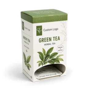 Green Tea Bag Dispenser Folding Paper Packaging Box, Manufacturer