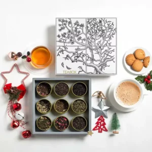 Green Tea Loose Tea Set 9-Tin Paper Gift Box