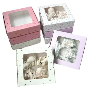 Hair Scrunchies Display Box Clear Handmade PVC Gift Packaging Box