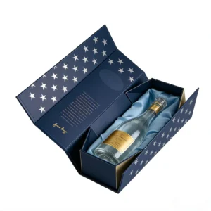Handmade Foldable Magnetic Wine and Champagne Gift Box