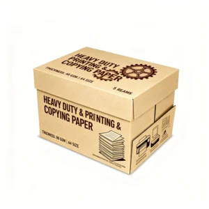 Heavy-Duty Corrugated Cardboard A4 Paper Carton Box for Copy Paper, Printing Paper, Shipping, and Storage