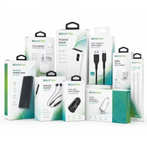 Heavy-Duty Customized 3C Digital Rectangular Foldable Paper Gift Box for Mobile Phone Accessories