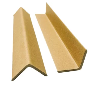 Heavy Duty Eco Friendly Kraft Paper Corner Protector 100% Solid Core L Shape Edge Guard Pallet Cargo Protection