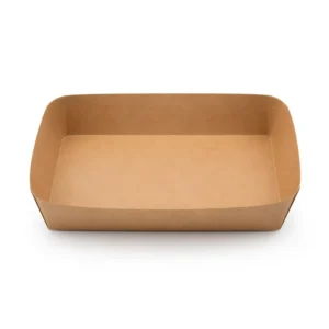 Heavy Duty Kraft Paper Food Tray Supplier