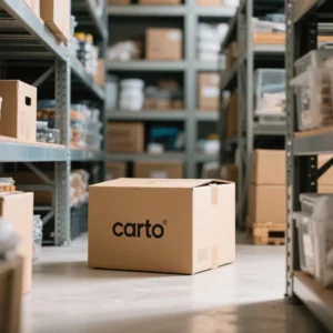 Heavy-Duty Paper Cardboard Shipping Moving Box for Home and Business Use