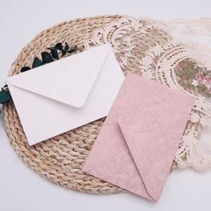 Heavy-Duty Paper Envelopes for Wedding, Business, Thank-You, and Birthday Cards with Custom Logo Digital Printing