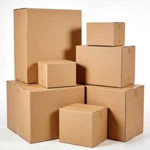 Heavy-Duty Recyclable Foldable Corrugated Moving Boxes for Household Storage