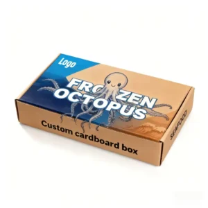 Heavy-Duty Waterproof Corrugated Shipping Box for Seafood and Frozen Fish, Custom Sizes and Printing