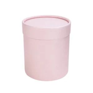 Herbal Tea Kraft Cylinder Tube Packaging Canister Empty Composite Paper Cans for Face Cream with Window Matte Lamination Set